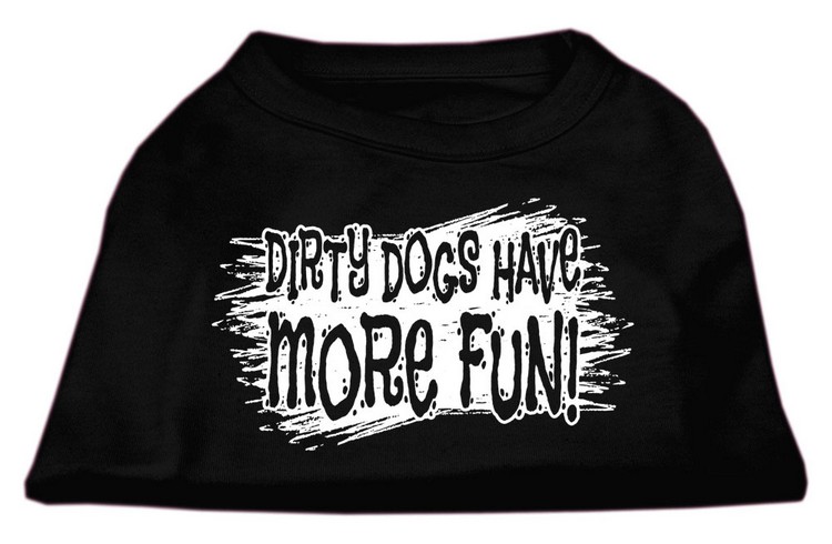 Dirty Dogs Screen Print Shirt Black XS